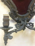 Applique in bronzo a due luci del XIX secolo in stile Luigi XVI
